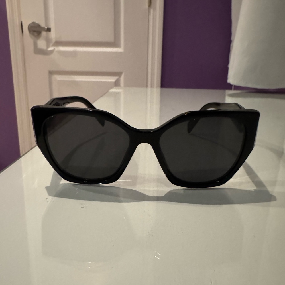 Prada Black Cat-Eye Sunglasses